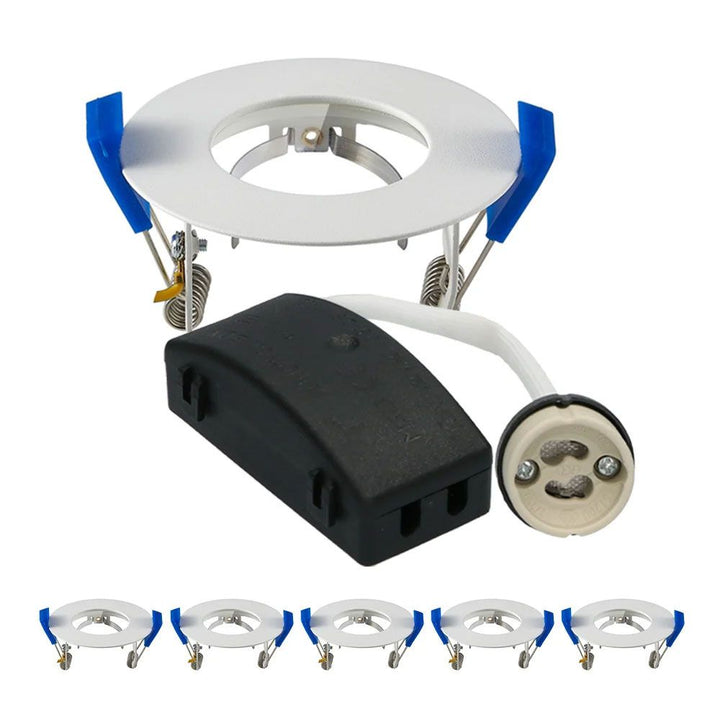 Hoftronic Pisa LED Inbouwspot Armatuur IP65 GU10 Set van 6