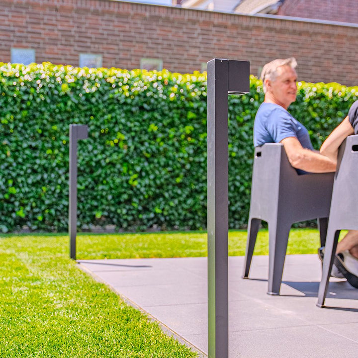 Hoftronic Marion LED Sokkellamp Buiten IP65 GU10 Max 7W Zwart