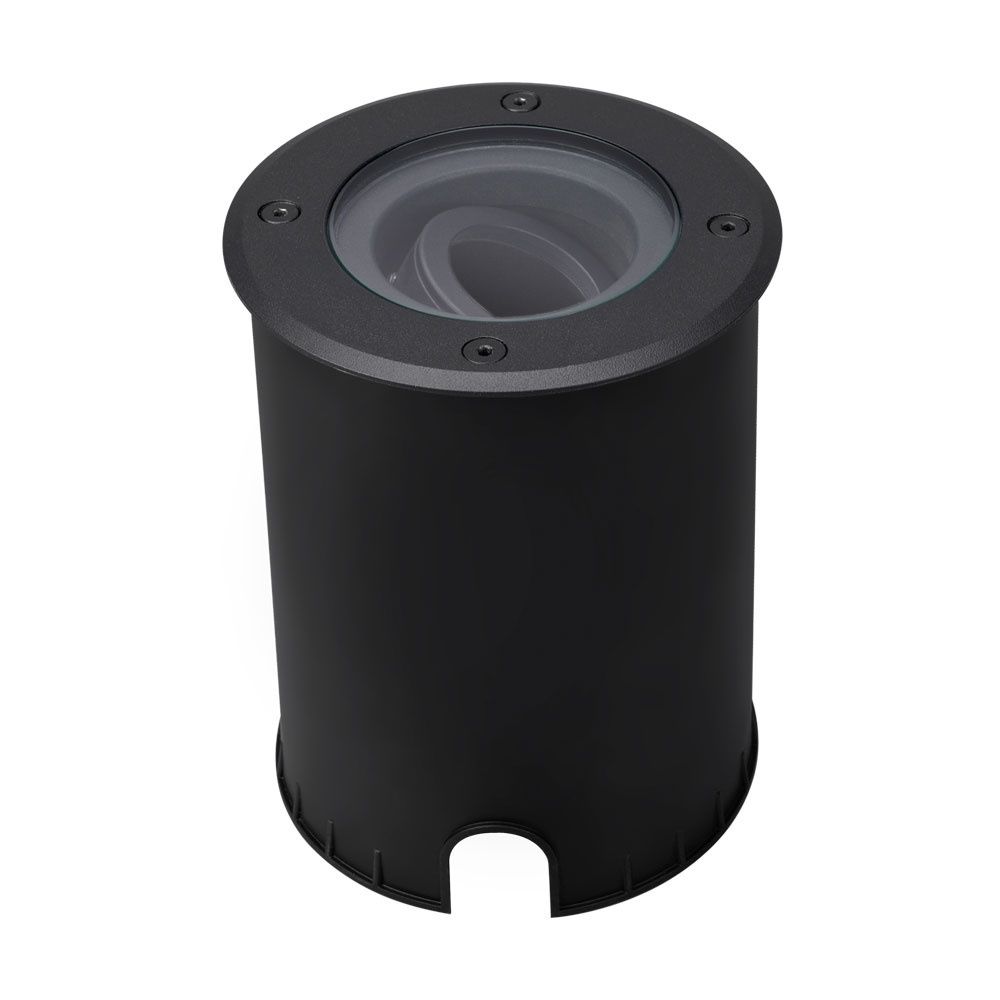 Hoftronic Lilly LED Grondspot Kantelbaar IP67 GU10 Zwart