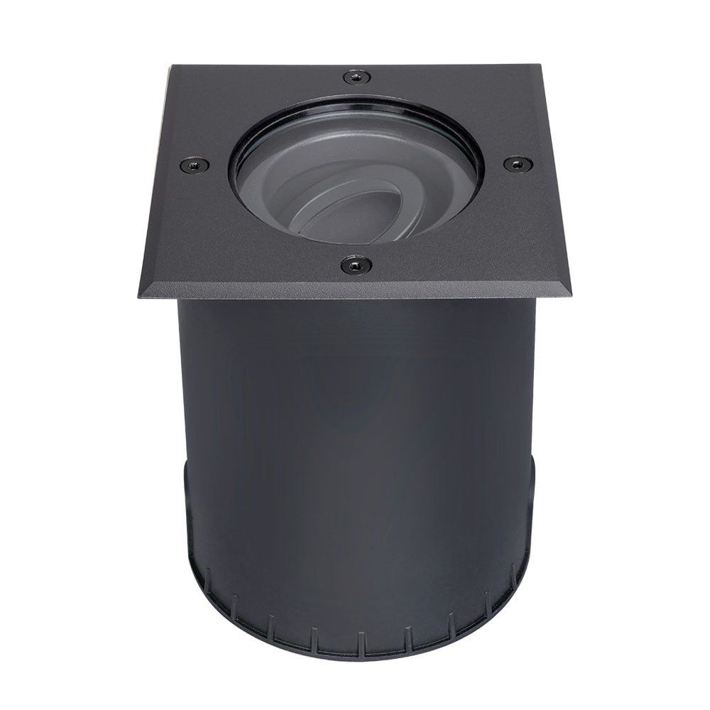 Hoftronic Cody LED Grondspot Kantelbaar IP67 GU10 Zwart