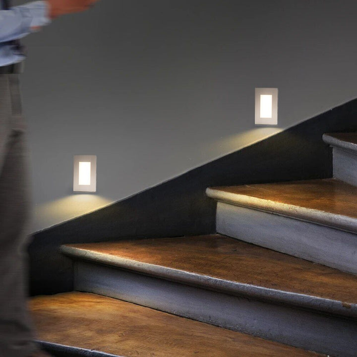 Hoftronic Dillon LED Inbouw Wandspot IP54 3W 340lm 3000K RVS