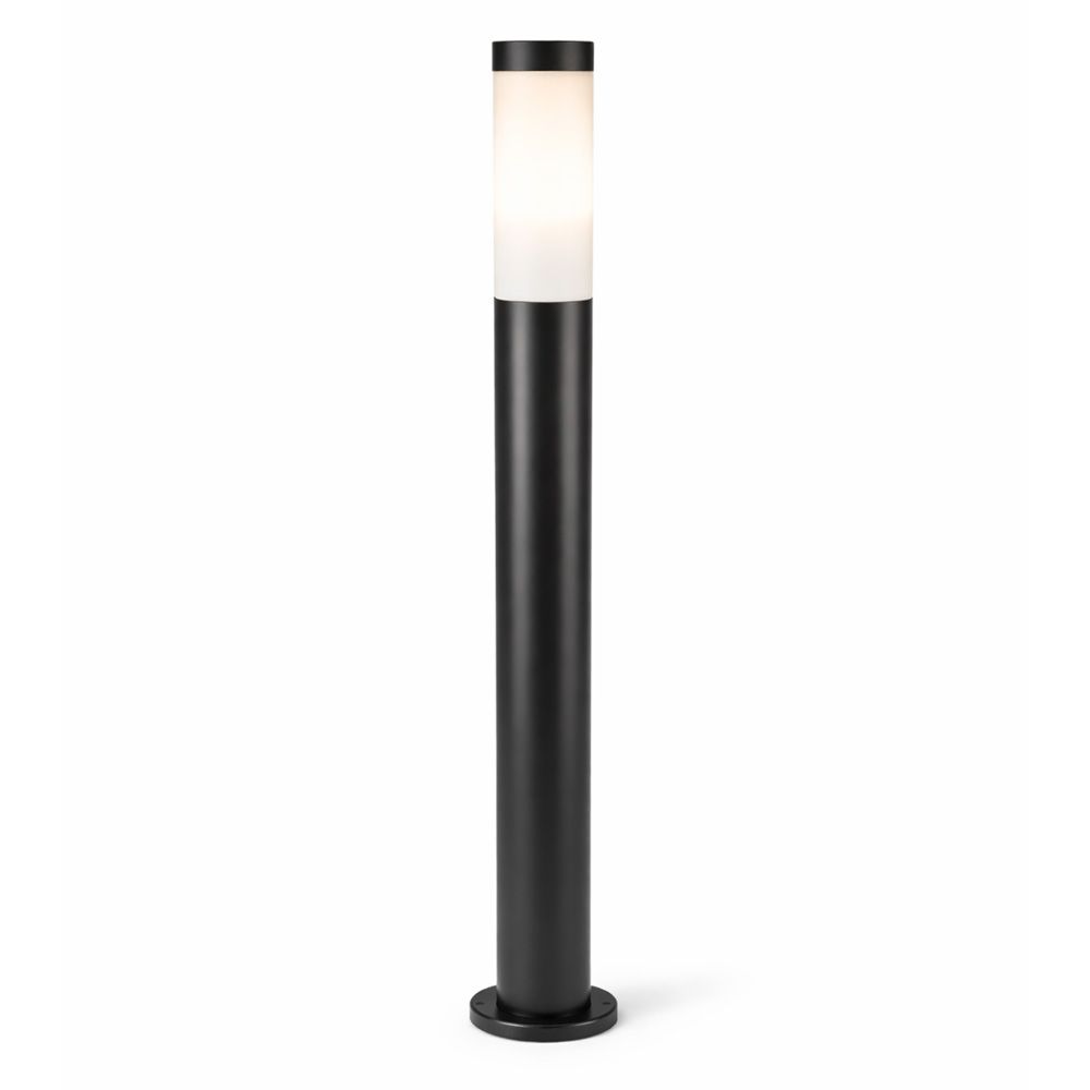 Hoftronic Dally LED Sokkellamp IP44 Max 15W E27 110cm Zwart