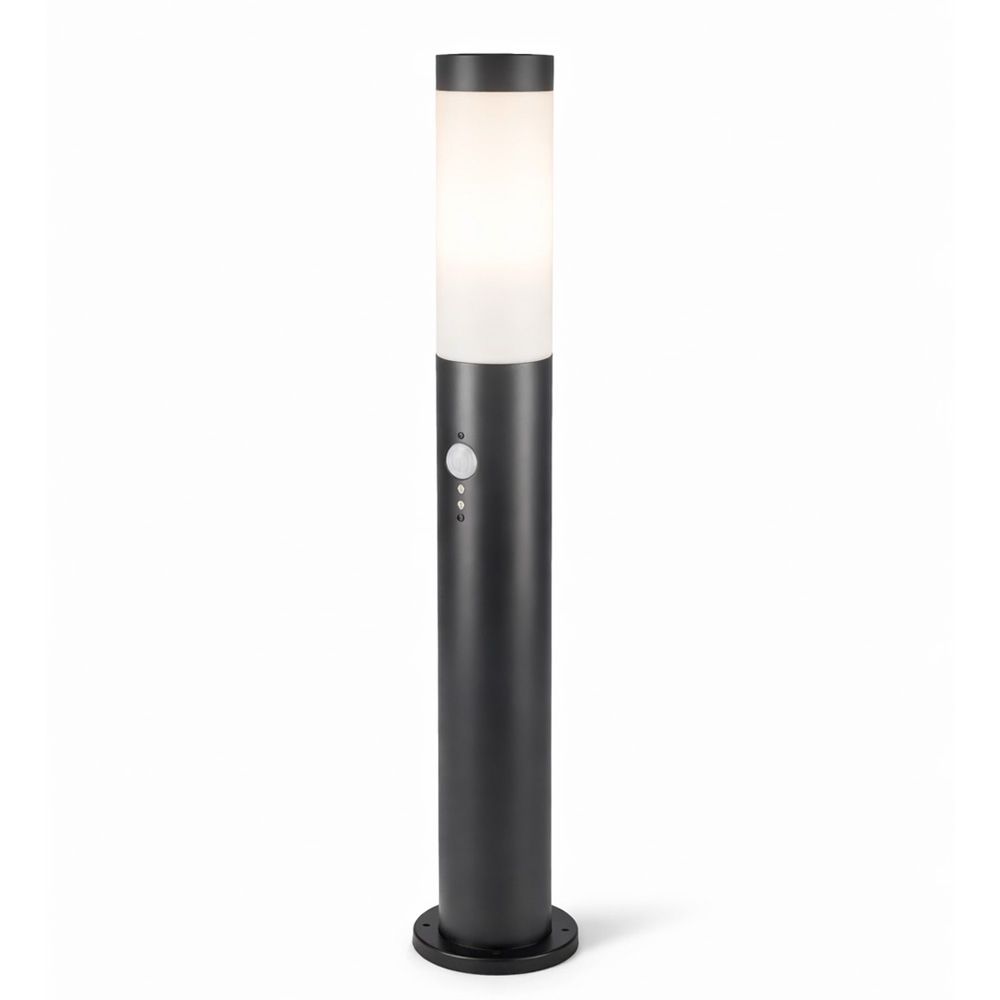 Hoftronic Dally LED Sokkellamp IP44 E27 80 cm Zwart