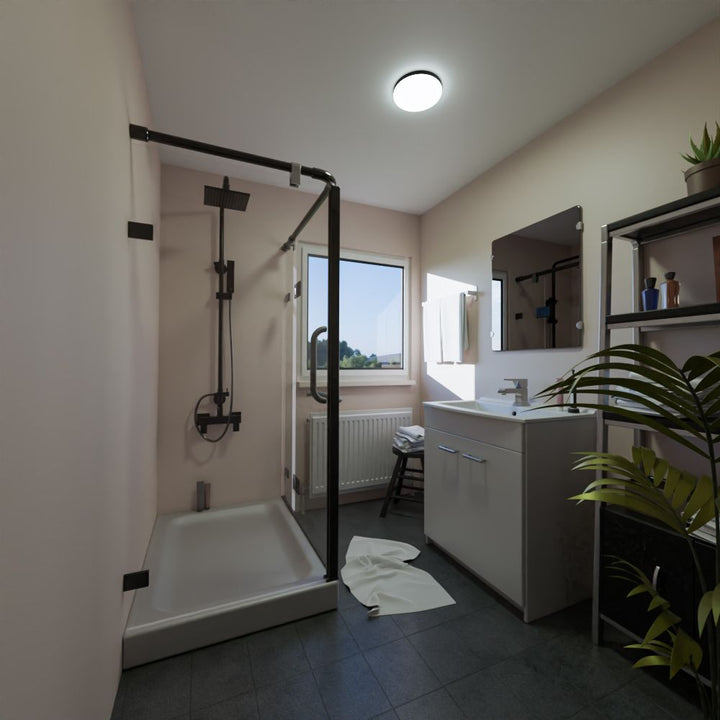 Hoftronic Lumi LED Plafondlamp IP54 18W 1500lm 2700K 30cm