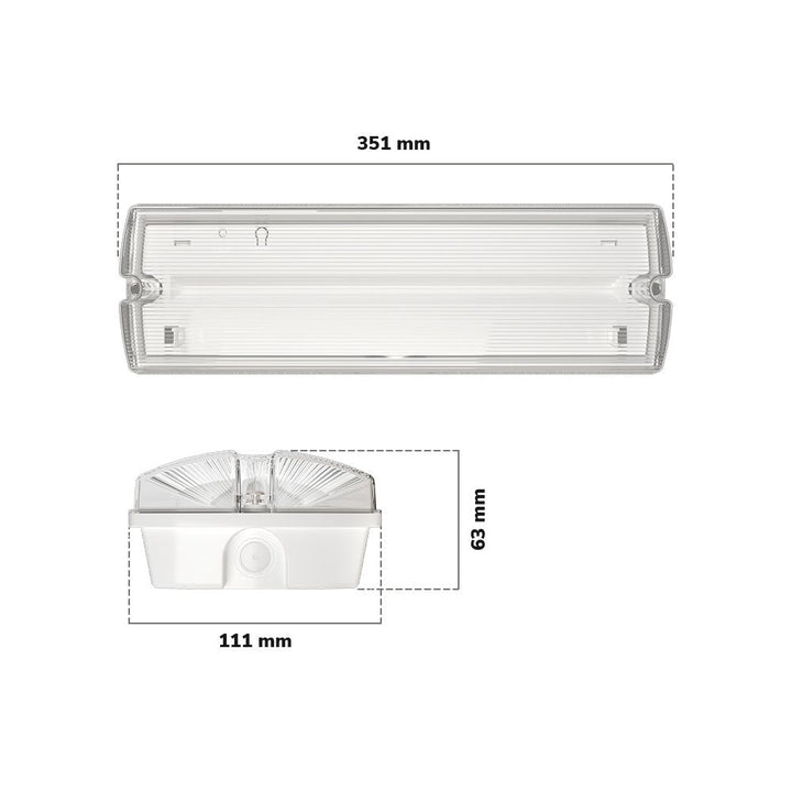 Hoftronic Salus LED Noodverlichting IP65 3W 160lm 6500K