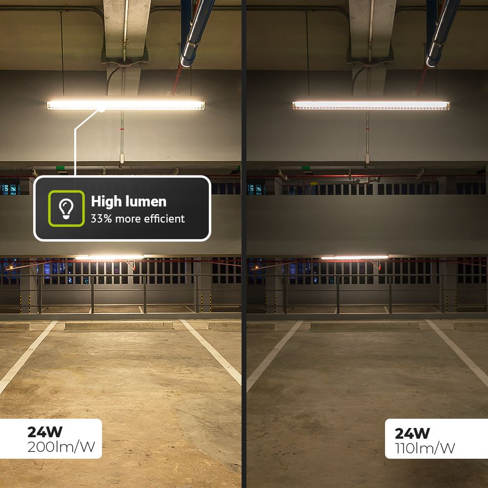 Hoftronic LED TL Buis T8 IP20 24W 4800lm 4000K 150cm