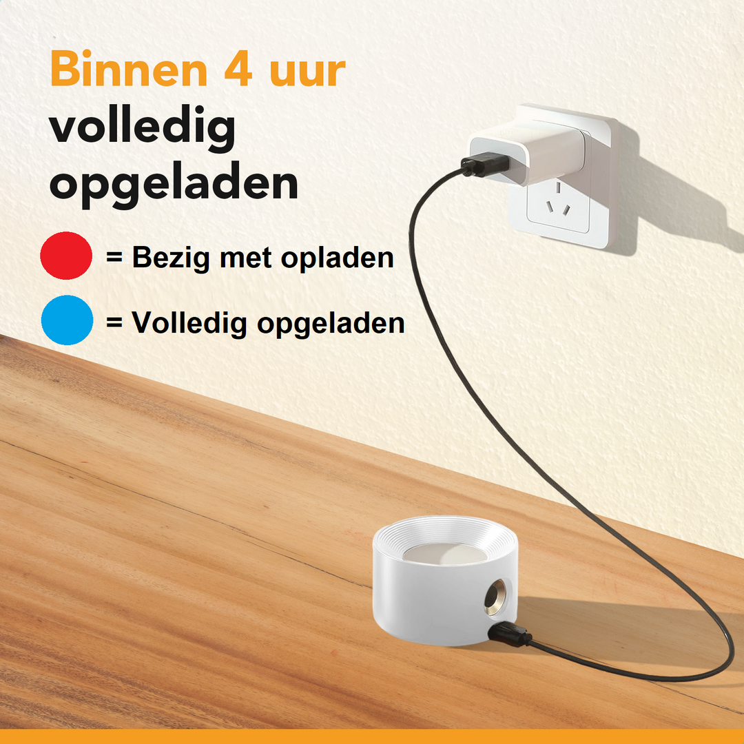 Luminize Wandlamp Rond Oplaadbaar 3W 330lm 2700K-5700K