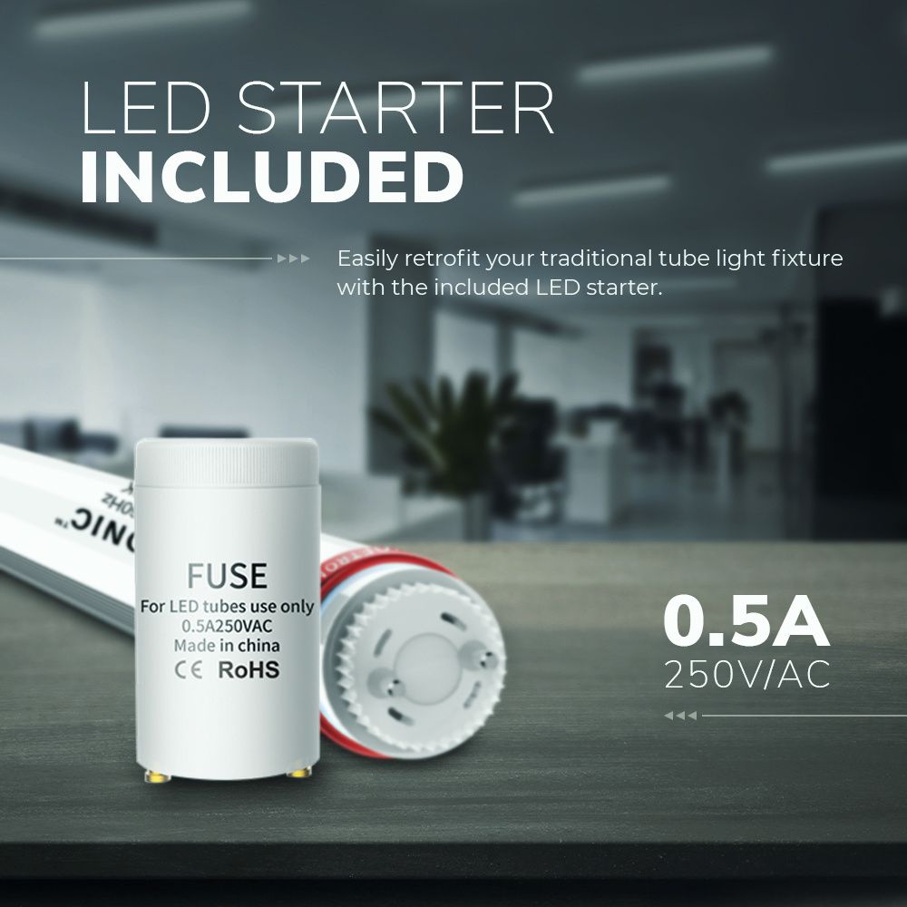 Intoled LED TL Buis T8 G13 IP20 30W 5250lm 4000K 150cm