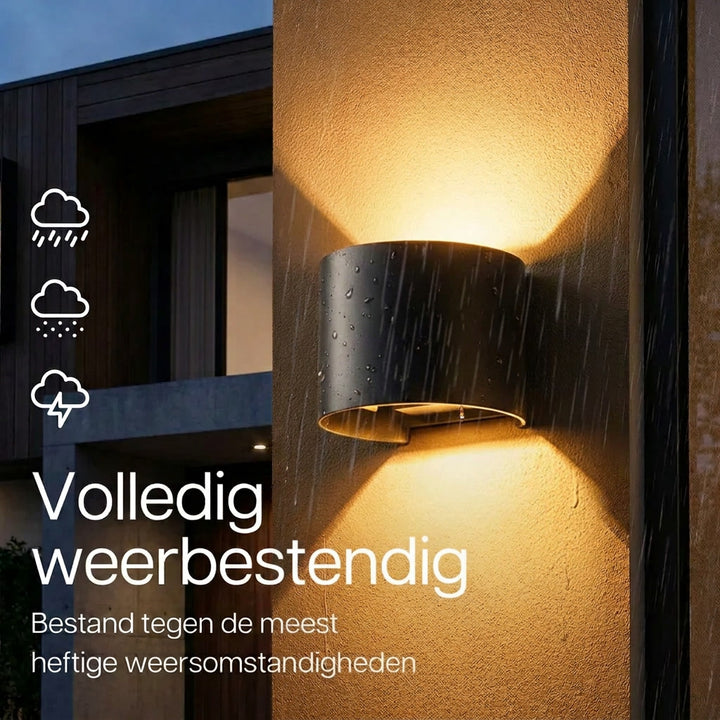 Luminize Wandlamp Rond Dimbaar IP54 3W 130lm 2700K G9 Zwart