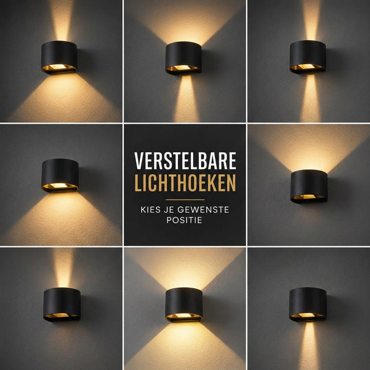 Luminize Wandlamp Rond Dimbaar IP54 3W 130lm 2700K G9 Zwart