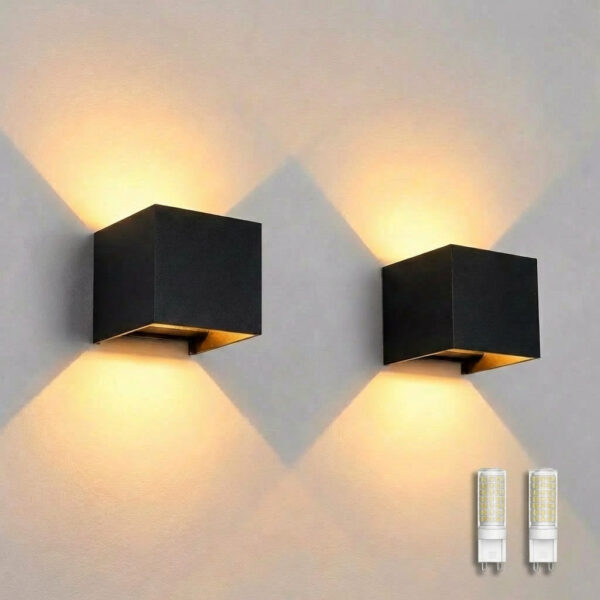 Luminize Wandlamp Kubus Dimbaar IP54 3W 330lm 2700K G9