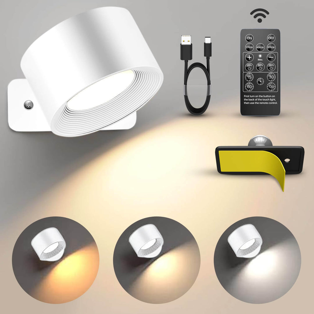 Luminize Wandlamp Rond Oplaadbaar 3W 330lm 2700K-5700K