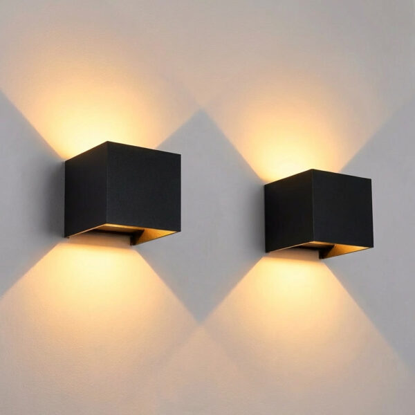 Luminize Wandlamp Kubus Dimbaar IP65 12W 1200lm 2700K